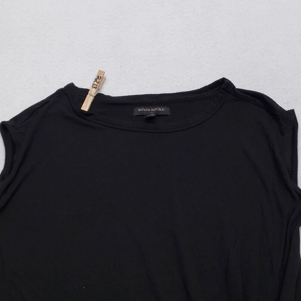 Banana Republic Casual Pullover Sleeveless Blouse Womens Size XS Black